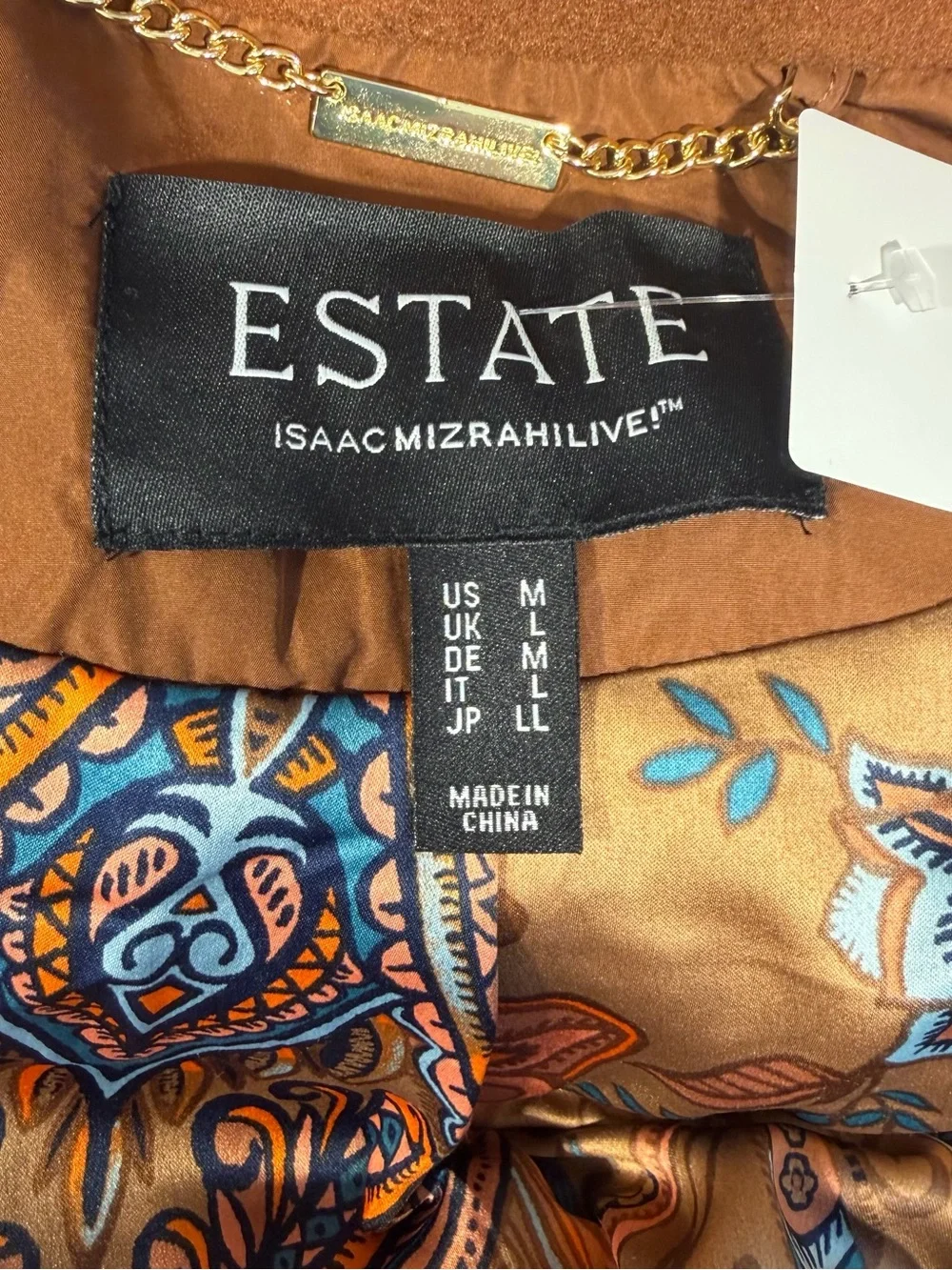 Estate Quilted Brown Puffer Jacket medium